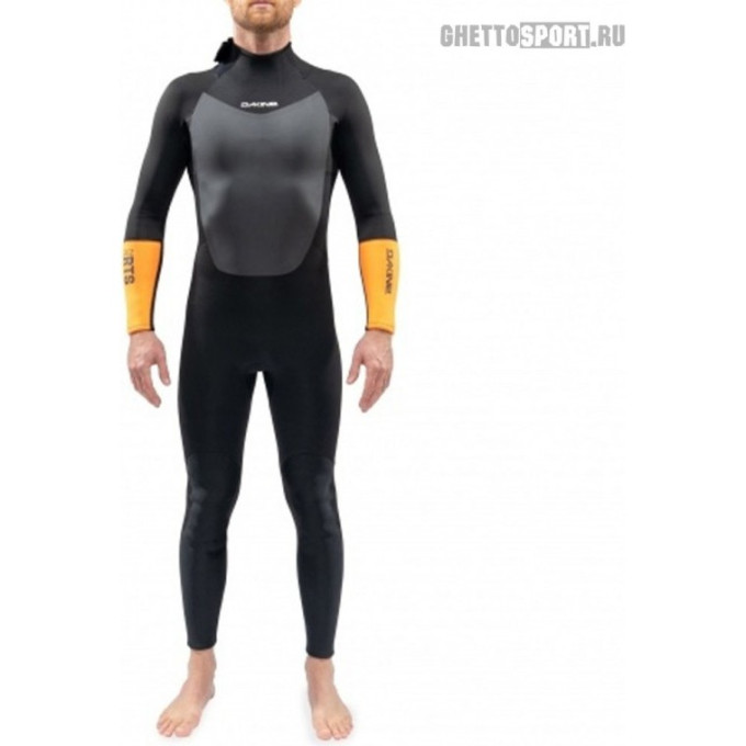 Гидрокостюм DAKINE MEN'S RTA BACK ZIP FULL SUIT 3/2mm Black/Yellow Размер L DK21M32RTA (0604565435231)